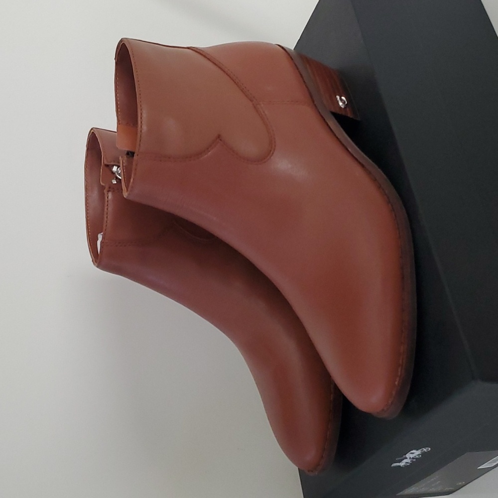 Coach Dannie Leather Ankle Bootie - Picture 6 of 16